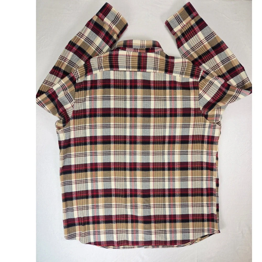 Banana Republic Cotton Flannel Button Down Long Sleeve Shirt Men XXL 2XL Fall
